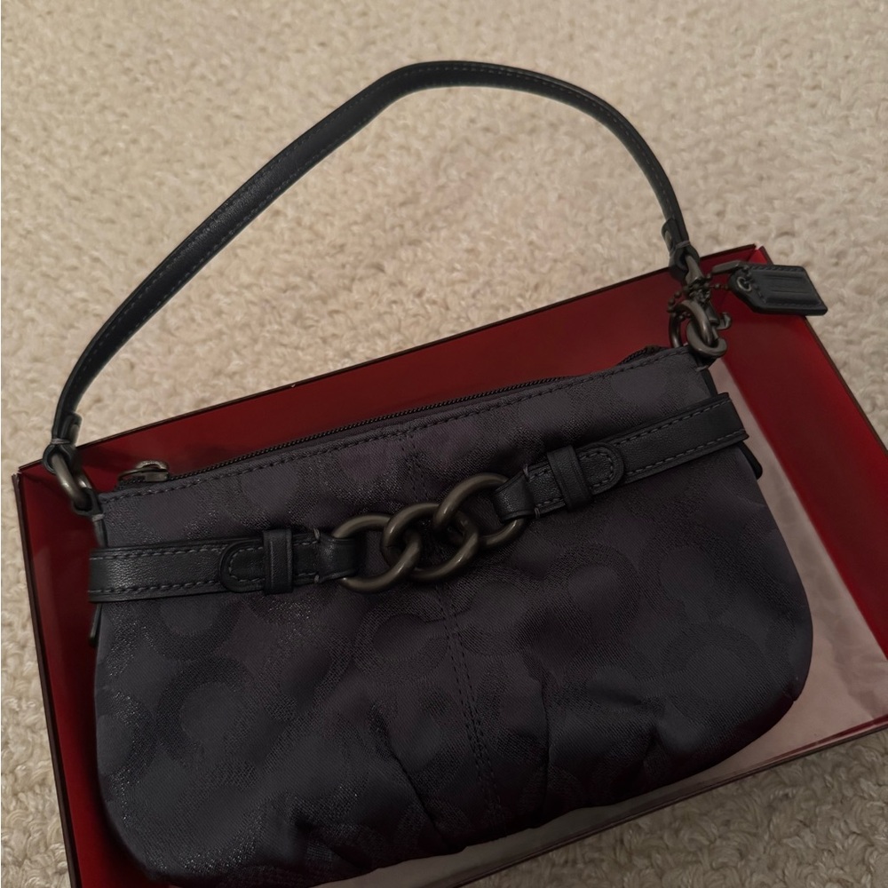 Coach Bag with Chain Detail